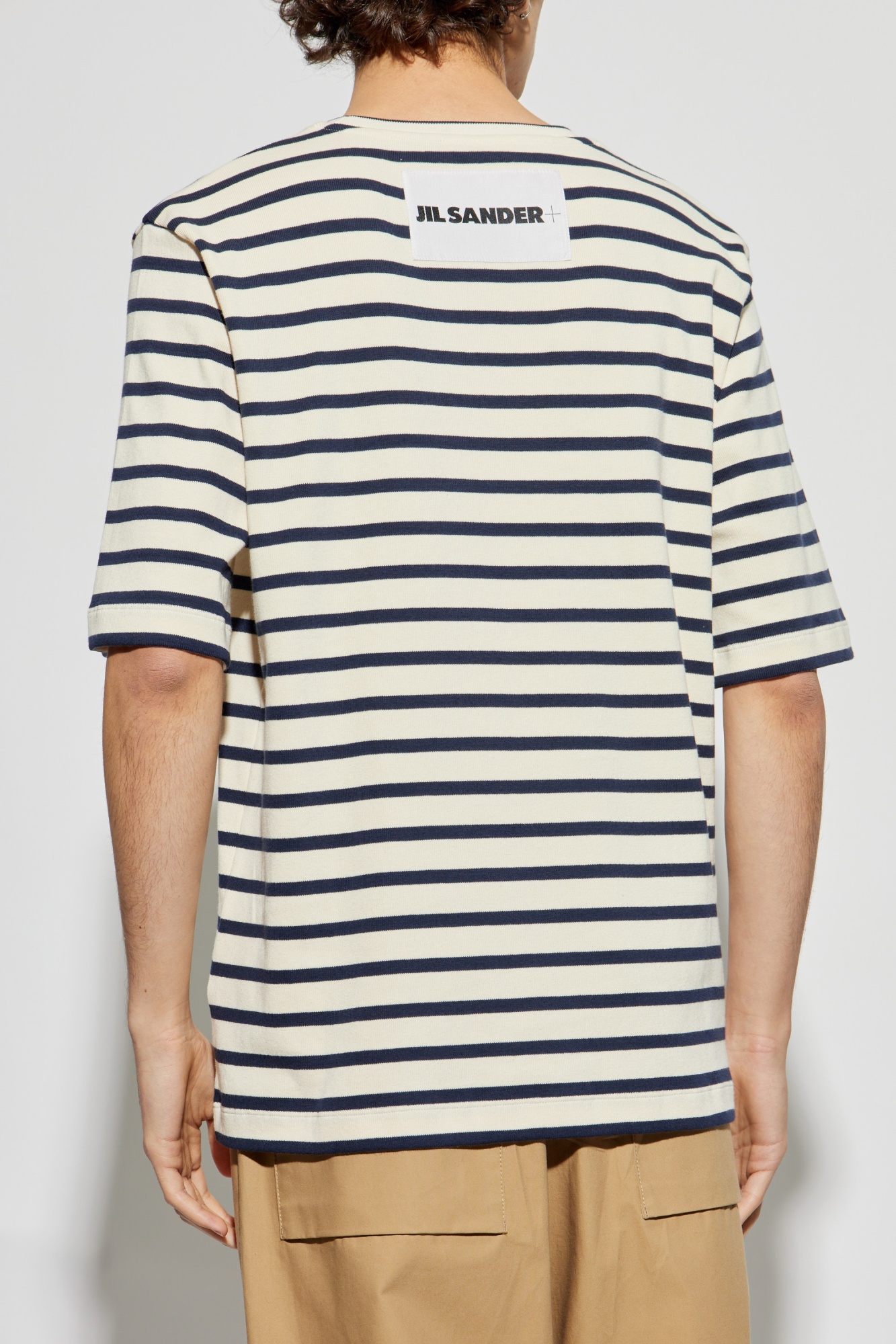 JIL SANDER+ T-shirt with striped pattern | Men's Clothing